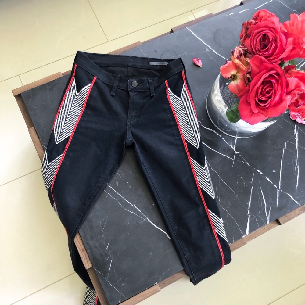 Rag and bone dark blue mid rise skinny jeans